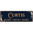 thumbnail image 1 of CURTIS Home Sweet Home Victorian Look 6x18 Metal Sign 106180046450, 1 of 1