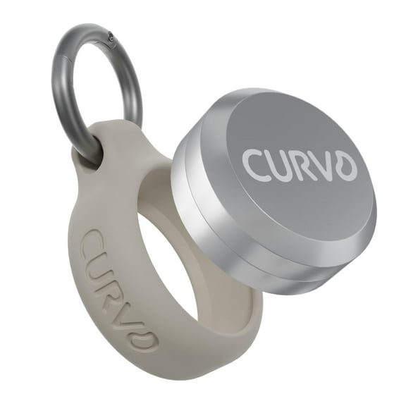 CURVD Premium Carrying Case, One-Size - Waterproof Keychain Holder for Earplugs, Pills, Coins (Honey)