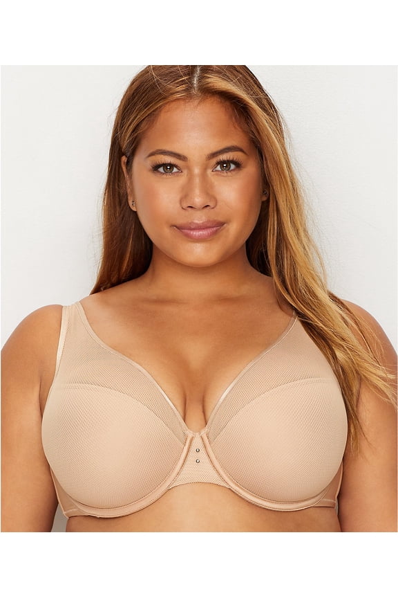 Bombshell Nude Diamond Net T-Shirt Bra, US 42D, UK 42D, NWOT