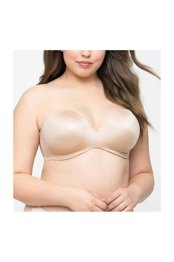 Bombshell Nude Smooth Strapless Uplift Bra , US 38G, UK 38F, NWOT