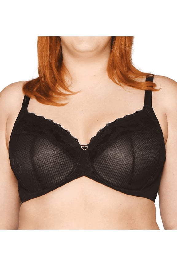 Black Delightfull Full Cup Bra, US 36I, UK 36G, NWOT