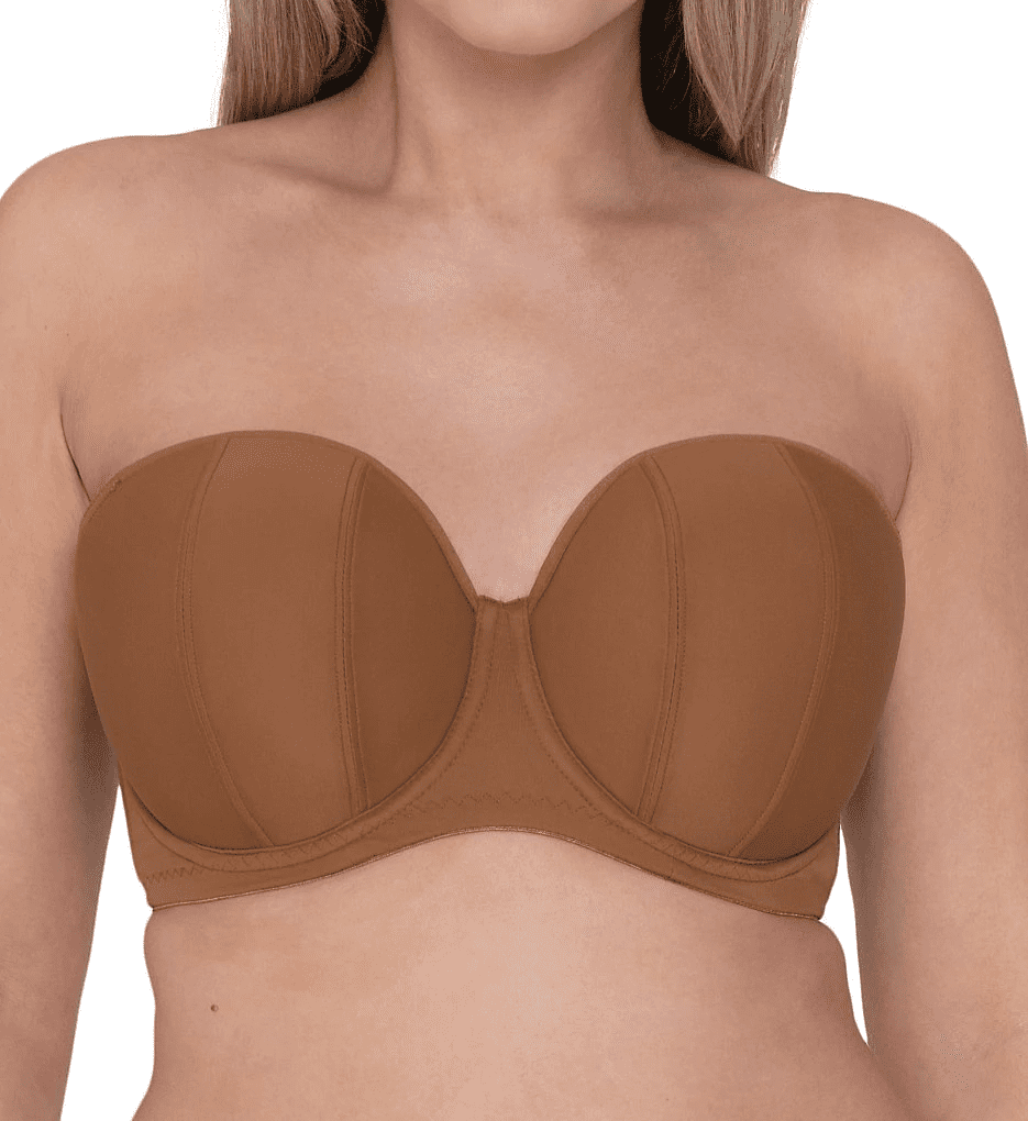 CURVY KATE Caramel Luxe Strapless Multiway Underwire Bra, US 32F, UK 32E,  NWOT 