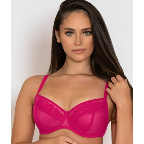 CURVY KATE Hot Pink Eye Spy Balcony Underwire Bra, US 30L, UK 30HH, NWOT