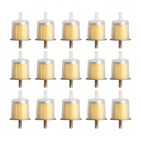 CURYMAY 10 Pcs 3/8" Universal Inline Fuel Filters for Cars Industrial Tractors Trucks Motorcycles Rv'S Gas Powered Engine Inline Fuel Filter