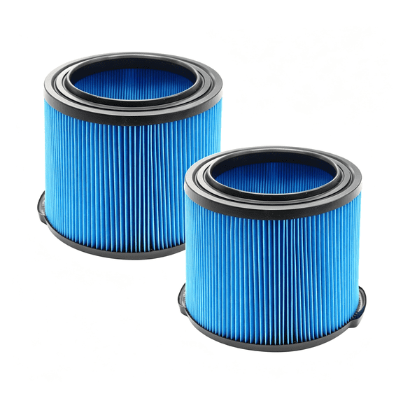 CURYMAY 2 Pack Replacement for Vf3500 Shop Vac Filters 4 Gallon,3-Layer Wet/Dry Filters Compatible with 3-4.5 Gallon Vacuum Cleaner Rigid 4 Gallon Shop Vac Filter
