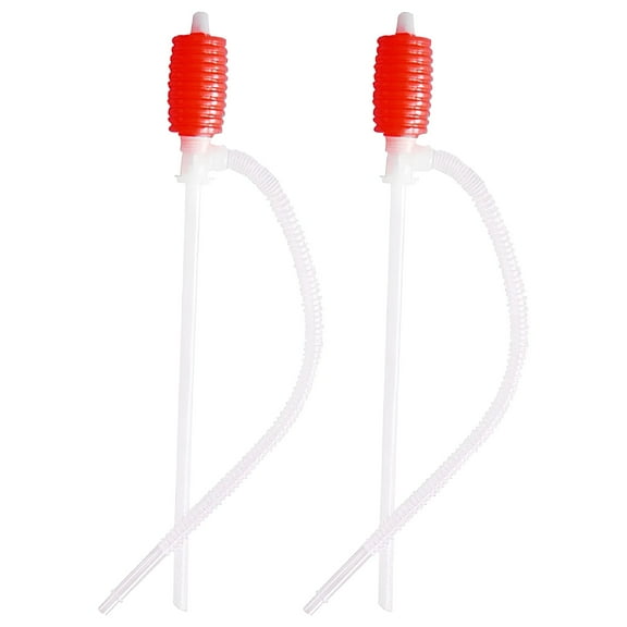CURYMAY 2026 New 2 Pcs Hand Oil Pump for Gasoline Manual Transfer Pump Gas Siphon Hose Transfer Hose for Gasoline Car Gas Siphon Manual Oil Suction Pipe for Car,Motorcycle,Atv,Boat,Tractor