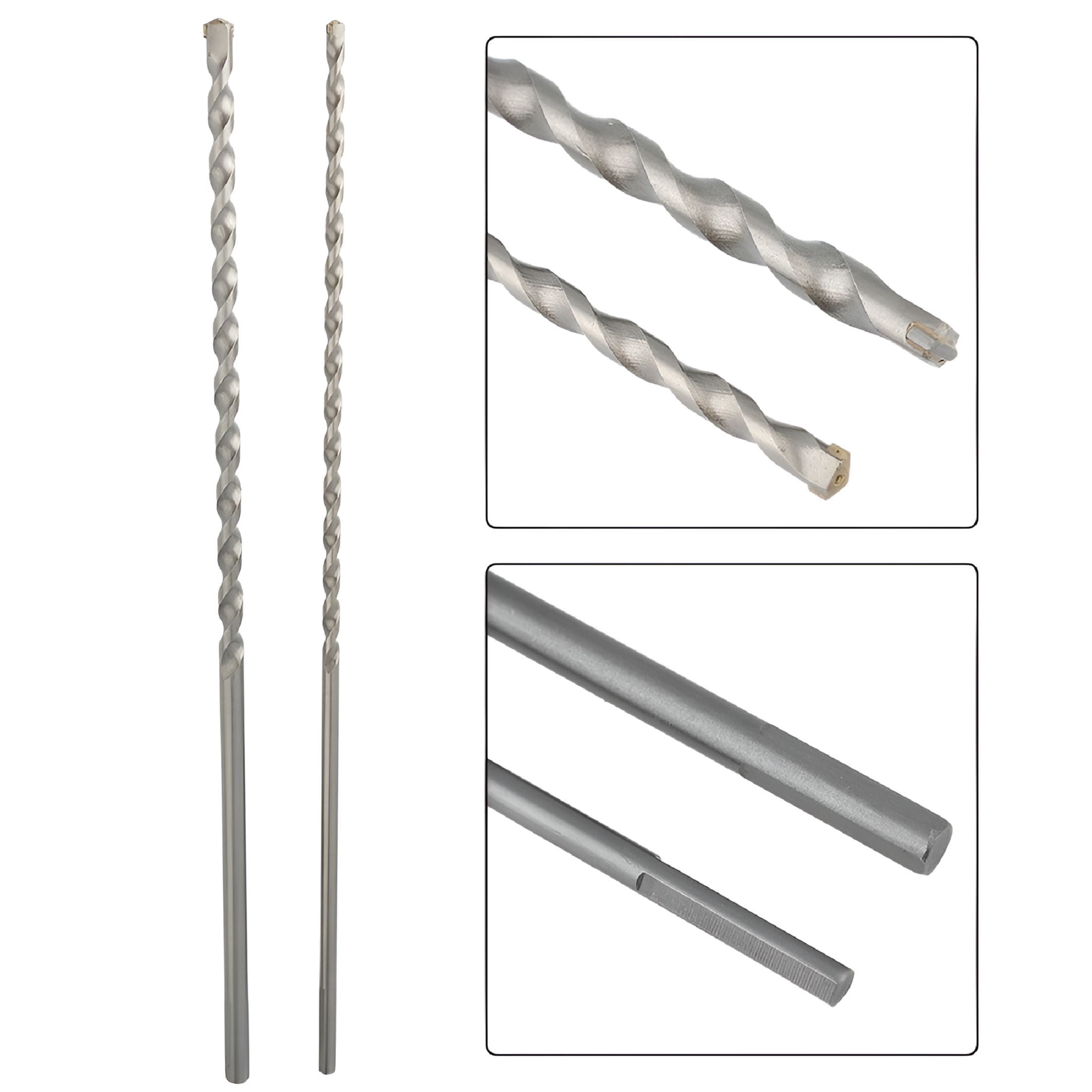 CURYMAY 2026 New 300Mm Long Masonry Concrete Impact Drill Bit Triangle ...
