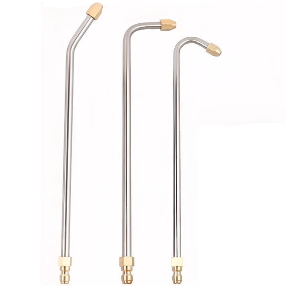 CURYMAY 2026 New 3Pcs Pressure Washer Telescoping Wand with High Pressure Hose Nozzle Gutter Cleaning Tools Power Washer Extension for Areas Gutters