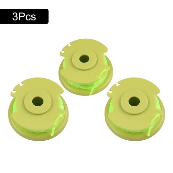 CURYMAY 2026 New 3Pcs Spool Replacement Twisted 0.080 in String Trimmer Auto Feed Line Spools Garden Tool Accessories for Garden, Lawn, Yard