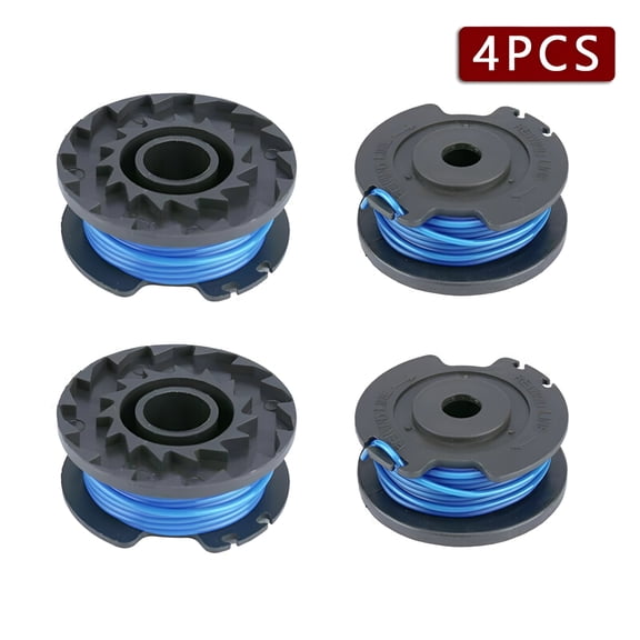 CURYMAY 2026 New 4-Pack Replacement .065" Single Line String Trimmer Spools for Lawn Care, Grass Trimming, Garden Maintenance, Weed Control.
