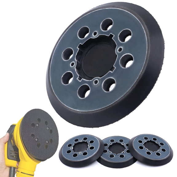 CURYMAY 2026 New 4 Packs 5 Inch 8 Hole Replacement Sanding Pad for Dewalt Dwe64233 N329079 Compatible with Dwe6423/6423K, Dwe6421/6421K, Dwe6421-B2, Dwe6421-B3, Dwe6421-Br, Dcw210B (4 Packs)