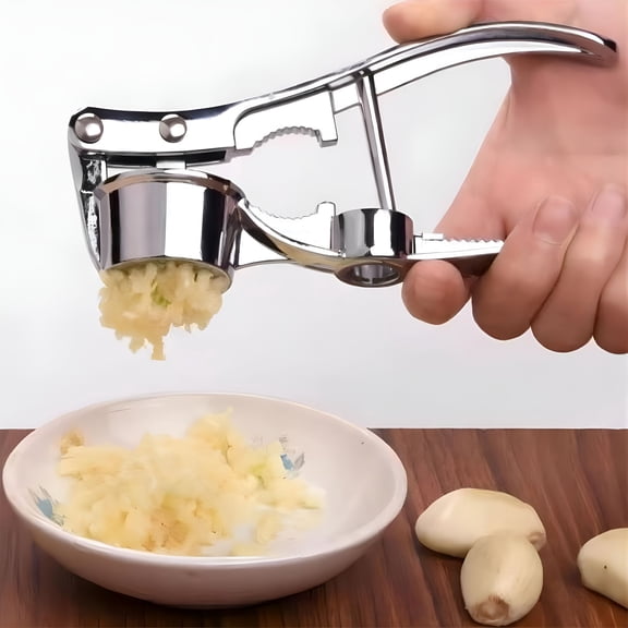 CURYMAY 2026 New 5-In-1 Stainless Steel Garlic Press,Multi-Function Kitchen Gadget with Mincer,Crusher,Bottle Opener,Pit Remover for Home, Kitchen, Cooking, Bbq, Restaurant