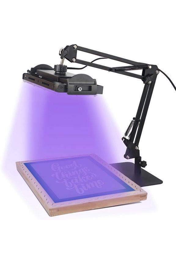 2026 New 50W Uv Exposure Unit for Screen Printing with Adjustable Stand and Large Top Shelf,Uv Lamp for Screen Printing Kit,Photo Emulsion Kit,And Cyanotypes,For T-Shirt,Fabric,Paper,Art