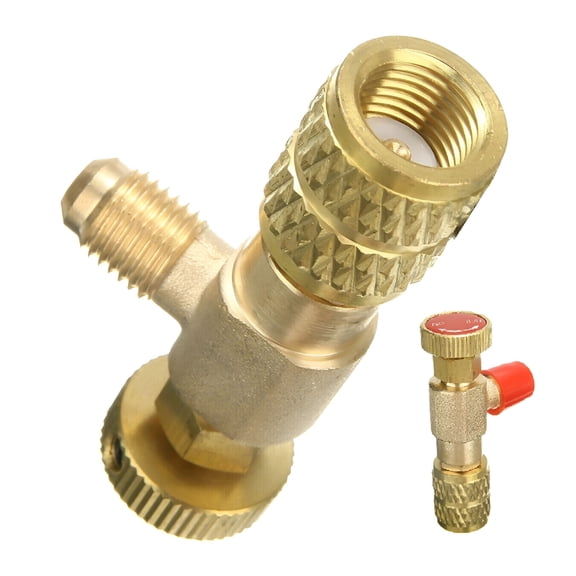 CURYMAY 2026 New Air Conditioning Refrigerant Charging Hose Control Valve for Ac, Hvac, Automotive, Refrigeration 1/4"-5/16"