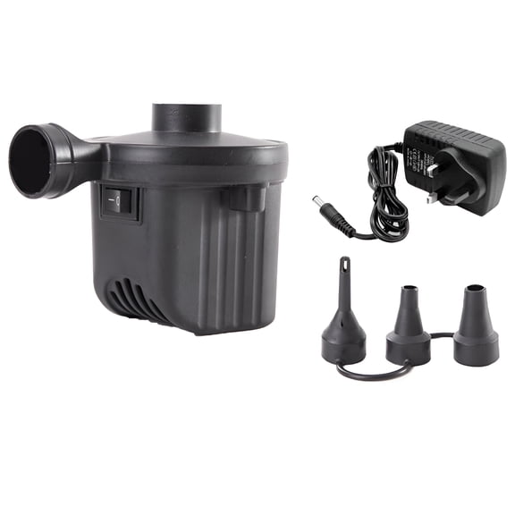 CURYMAY 2026 New Air Pump for Inflatables,Portable Electric Air Mattress Pump,Quick-Fill Inflator/Deflator Pump for Couch,Pool Floats,Blow Up Pool Raft Bed,Boat Toy with Nozzles