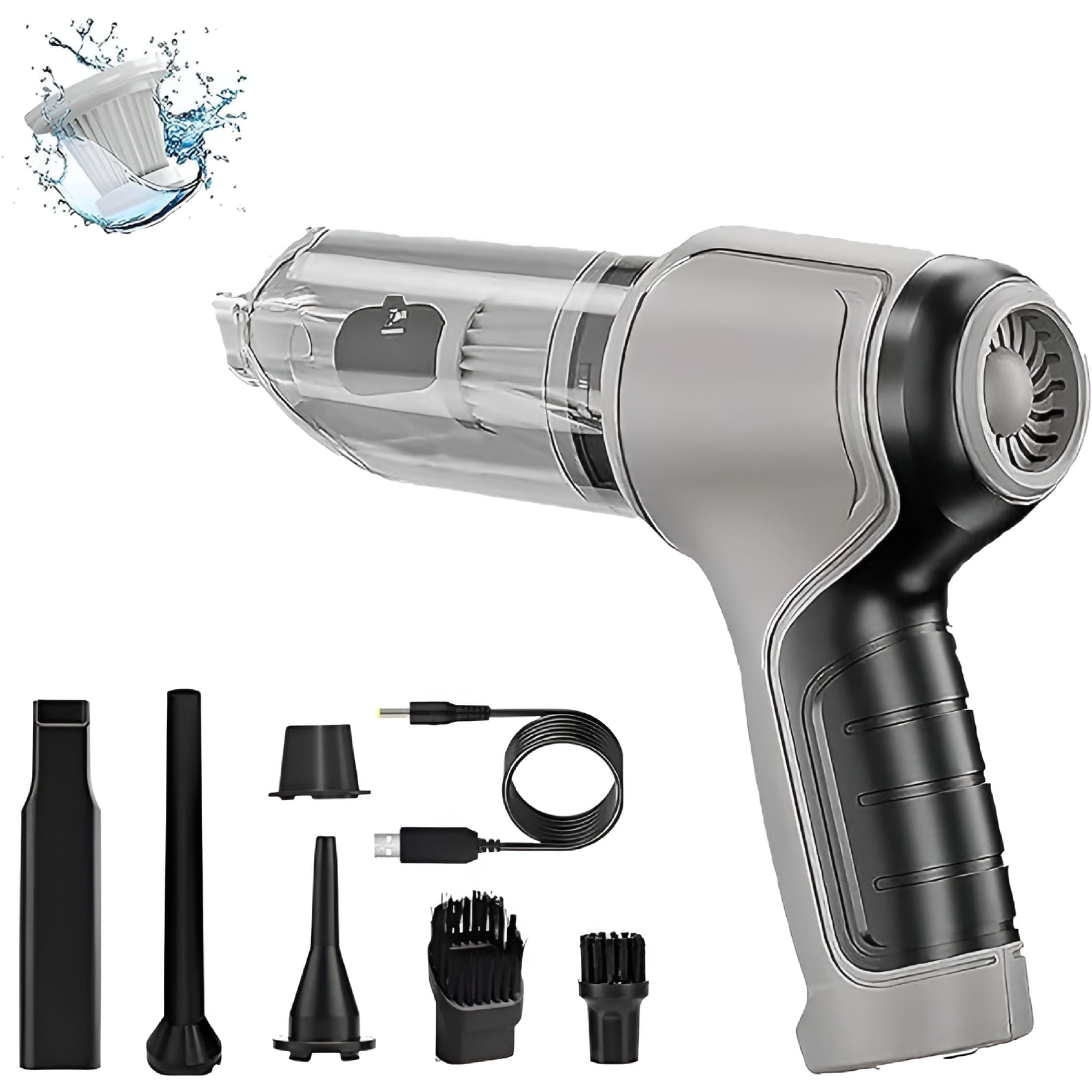 CURYMAY 2026 New Car Vacuum,Vortex Vacuum Car,Wireless Handheld Car Vacuum Cleaner for Car, Truck, Suv, Rv, Boat
