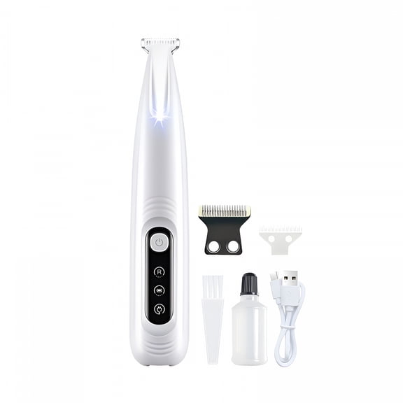 CURYMAY 2026 New Dog Paw Trimmer with Led Light 35Db Low Noise Waterproof Rechargeable Pet Claw Clipper Cordless Grooming Tool Pet Shaver Grooming Kit for Dogs at Home