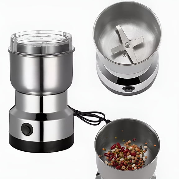 CURYMAY 2026 New Electric Coffee Bean Grinder Nut Seed Herb Grind Spice Crusher Mill Blender for Home Kitchens, Coffee Lovers, Spice Enthusiasts, Grinding Herbs, Nuts, Seeds, Daily Use.
