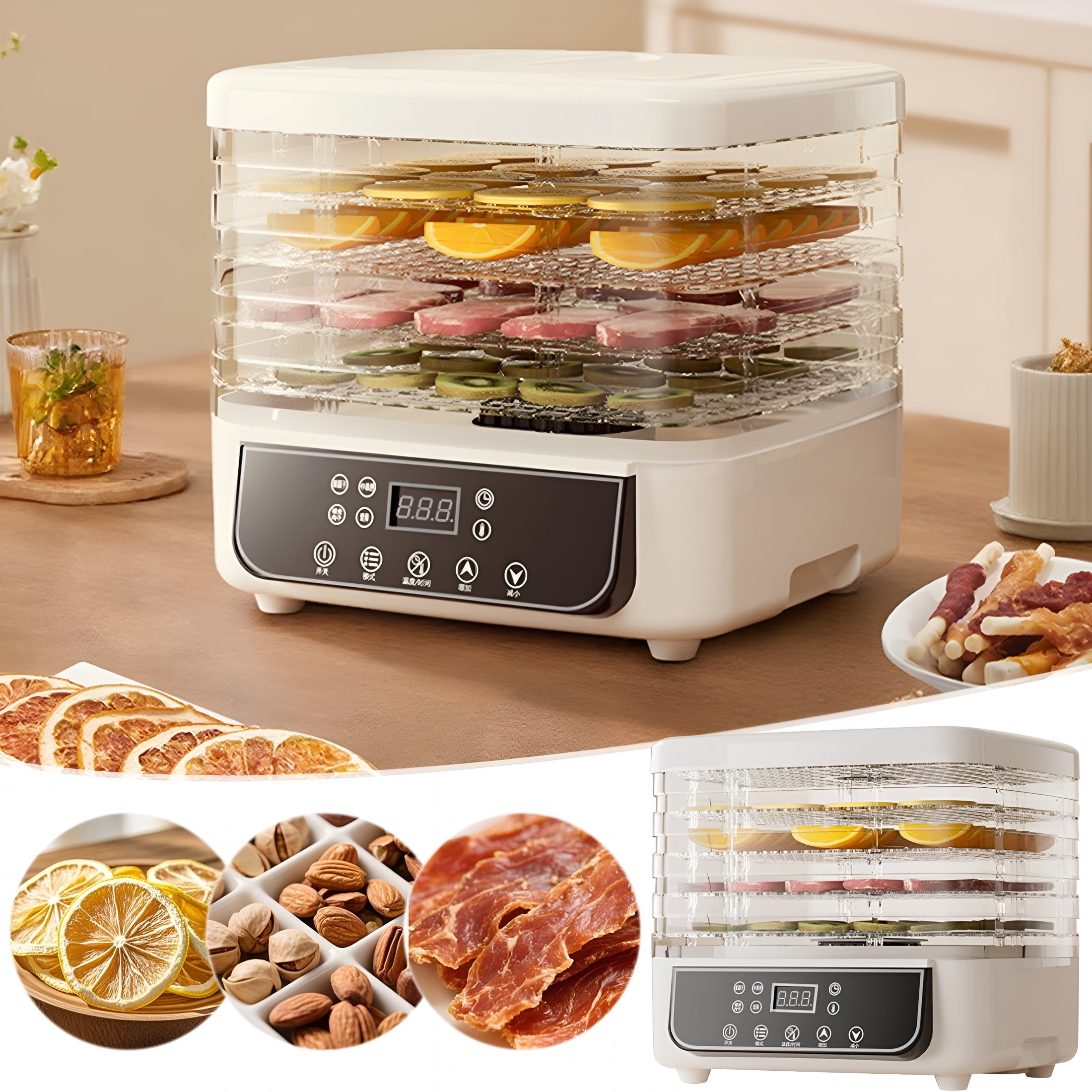 CURYMAY 2026 New Food Freeze Dryer Machine for Home Digital Adjustable ...