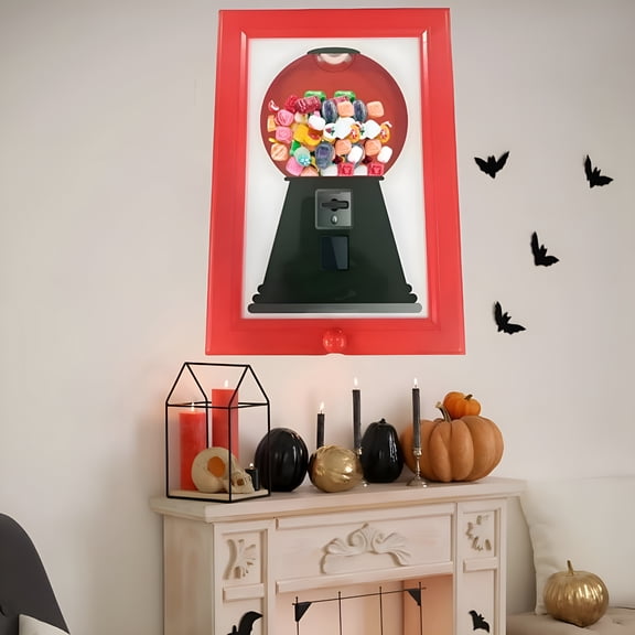 CURYMAY 2026 New Gumball Machine in A Frame Handy Fast Distribution Candies Nuts Dog Cat Treats Dried Food Dispensers Gum Ball Machine,For Candy Dispensing,Party Favors,Home Use,Pets,Events.