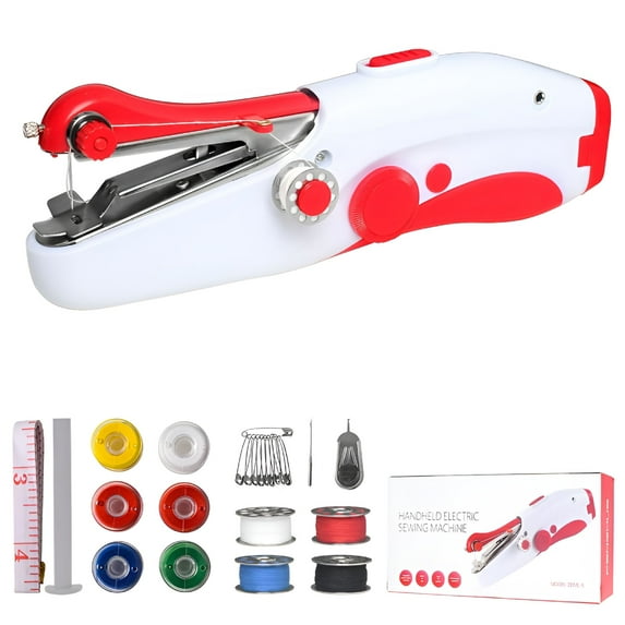 CURYMAY 2026 New Handheld Sewing Machine,Mini Portable Electric Sewing Machine for Adult,Fast Stitch Suitable for Fabrics,Clothes,Diy Home Travel for Sewing,Repairs,Quilting,Dressmaking,Crafts
