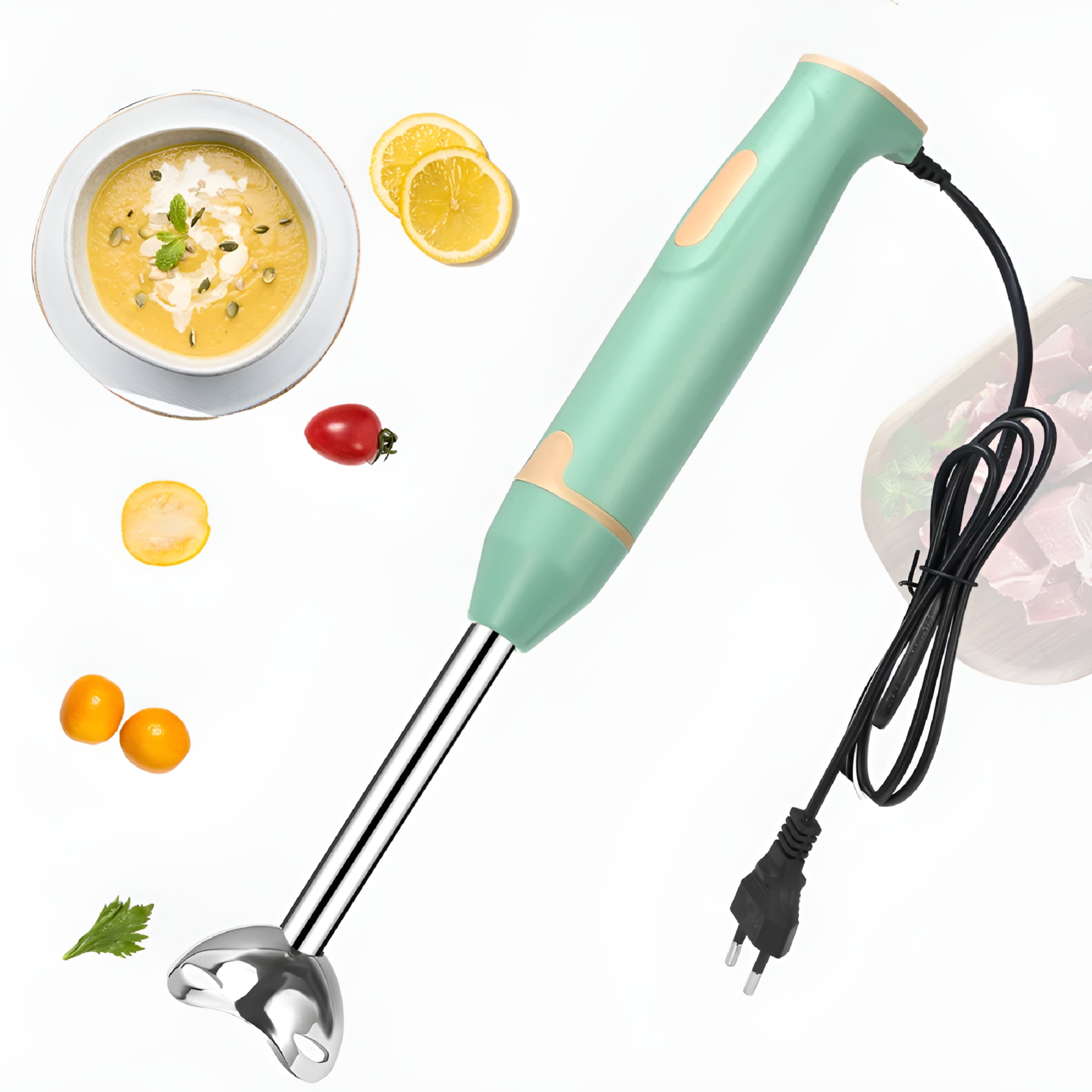 CURYMAY 2026 New Immersion Hand Stick Blender Electric Food Vegetable Grinder Handheld Stick Mixer for Smoothies Sauces Baby Food Soups Immersion Hand Blender