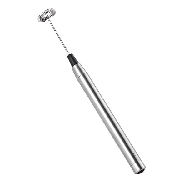 CURYMAY 2026 New Milk Frother Handheld Electric Milk Foamer Portable Mini Mixer Machine Stainless Steel Touch Handheld Espresso Mixer Battery Operated Frother Coffee Stirrer Maker for Chocolate