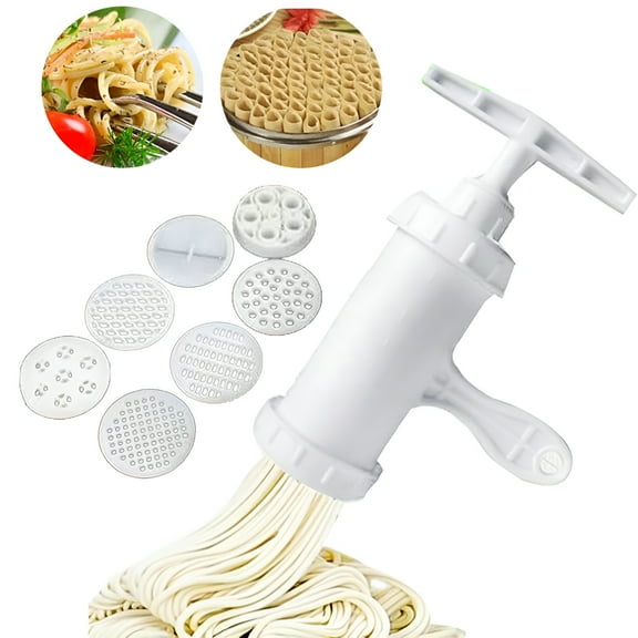 CURYMAY 2026 New Noodle Press Pasta Maker Machine Extruder Spaghetti Machine for Kitchen, Cooking, Homemade White