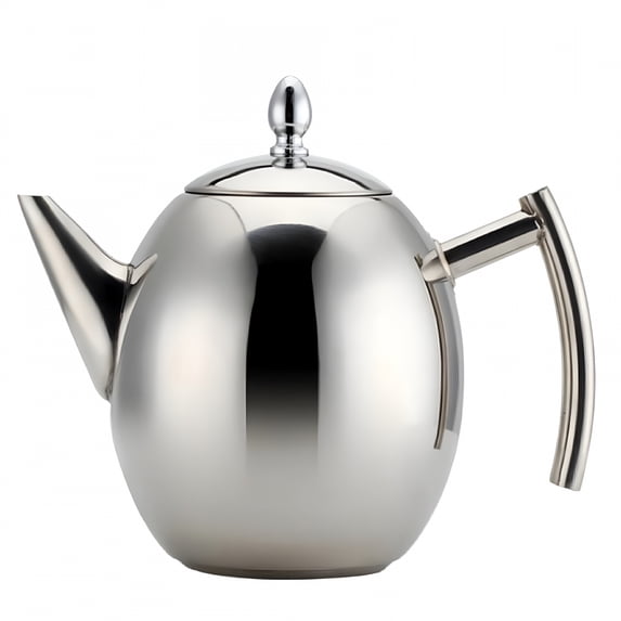 CURYMAY 2026 New Oval Short Mouth Coffee Maker Pot with Filter Durable Stainless Steel Moka Espresso Coffee Stovetop Tool Percolator Easy Operation Latte Machine Office Home Appliances