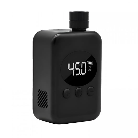 CURYMAY 2026 New Portable Mini Electric Air Pump Bicycle Tire Inflator with Valves Suitable for Road Bike and Motorcycle Black