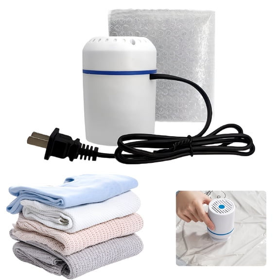 CURYMAY 2026 New Portable Mini Vacuum Sealer Machine Cordless Automatic Vacuum Pump for Clothes Pillows Quilts for Vacuum Storage Bags for Home,Travel,Closet,Bedroom,Luggage