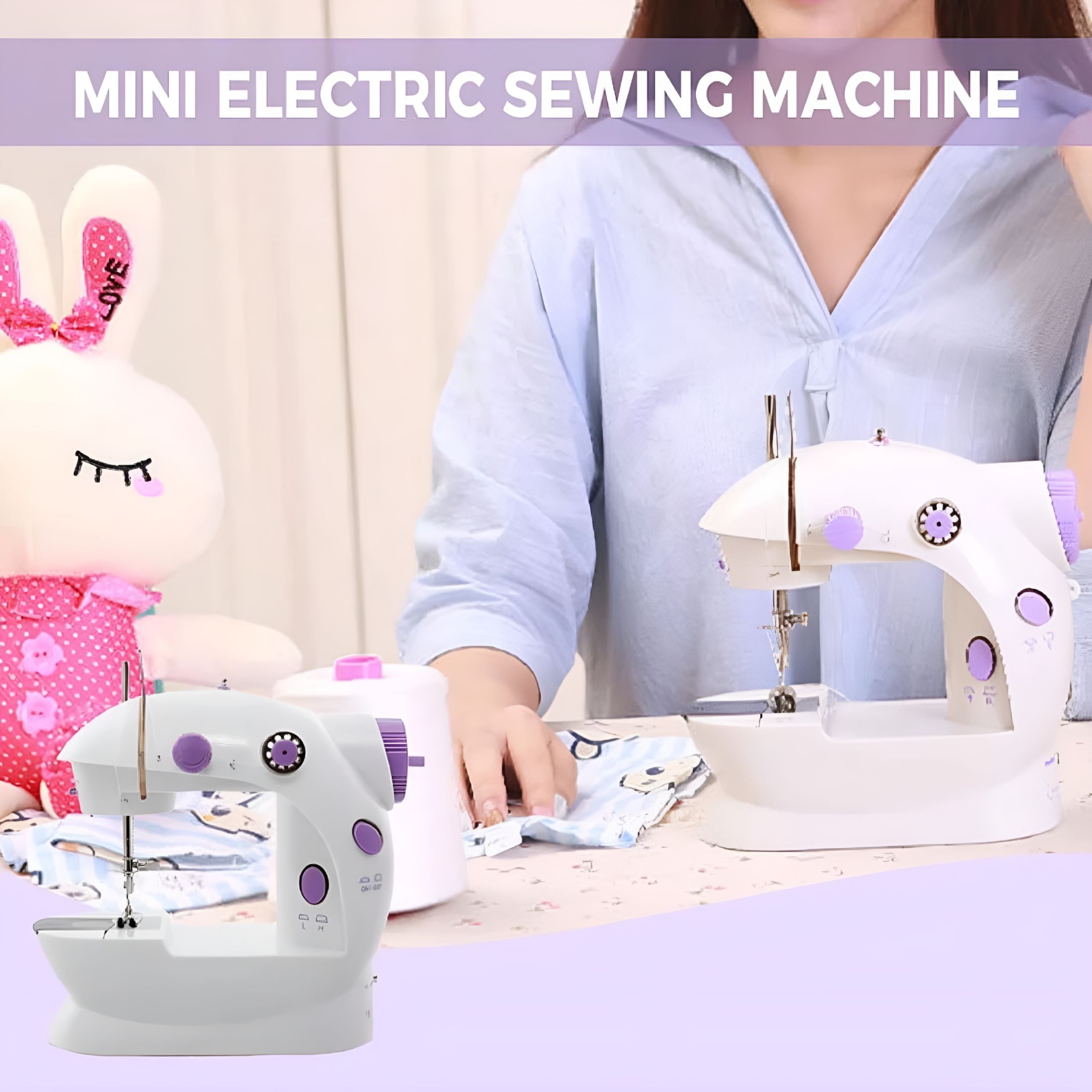CURYMAY 2026 New Portable Sewing Machine for Sew Beginners,For Travel,Electric Crafting Speed Crafting Mending Machine,Sewing Industrial Machine,Electric Crafting Mending Machine Travel Automatic