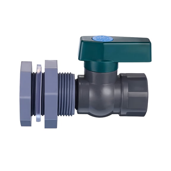 CURYMAY 2026 New Rain Barrel Valve Long Lasting Simple Installation Pvc 3/4 Inch Anti-Cracking Spigot Kit with Bulkhead Fitting Adapter