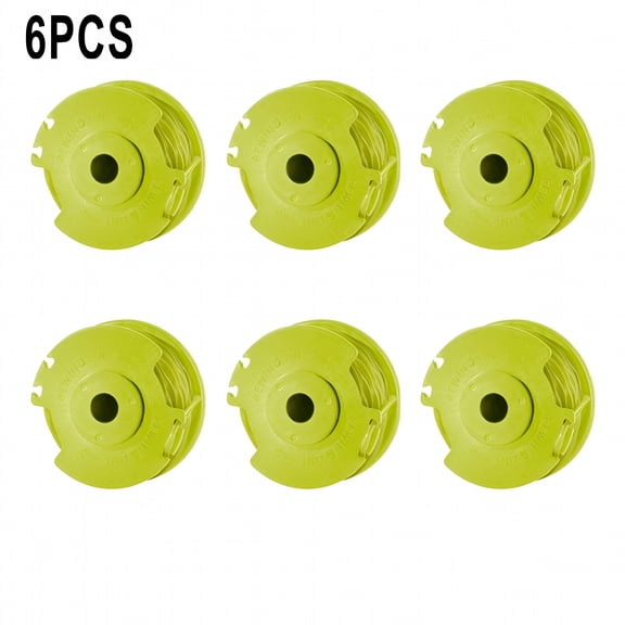 CURYMAY 2026 New Replacement Twisted 0.080 in String Trimmer Auto Feed Line Spools 6Pcs for Lawn,Garden,Yard,Grass
