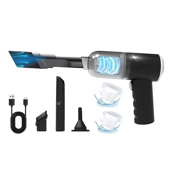 CURYMAY 2026 New Small Dryer Vent Hose Car Vacuum Cleaner 3000Pa Strong Suction Handheld Wireless Vacuum Cleaner Blower 2 in 1 Portable Vacuum Cleaner for Car Vent Extender Hose