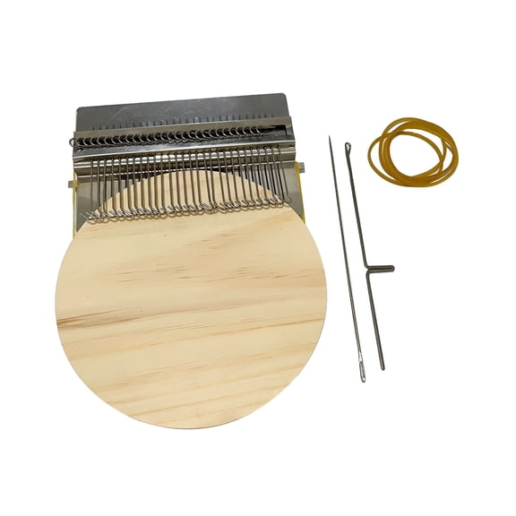 CURYMAY 2026 New Small Weaving Loom Wooden Speedweve Darning Loom Type Weave Tool Convenient Diy Darning Machine for Mending Jeans and Clothes Quickly and Easily Makes Beautiful Stitching(28 Hooks)