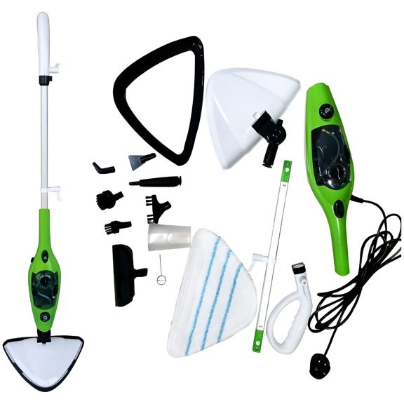 CURYMAY 2026 New Steam Mop Handheld Cleaner Carpet Floor Cleaning Machines 1500W Powerful 10 in 1 Multifunctional Window Washer Handheld Steamer Heavy Duty Steam Mop
