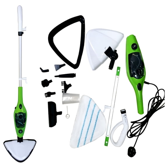 CURYMAY 2026 New Steam Mop Handheld Cleaner Carpet Floor Cleaning Machines 1500W Powerful 10 in 1 Multifunctional Window Washer Handheld Steamer Heavy Duty Steam Mop for Home,Carpet,Hard Floor,Window