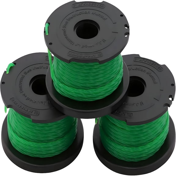 CURYMAY 2026 New String Trimmer Line Replacement Spool,Battery Powered Automatic Feed,Optimized Cutting Efficiency with Durable Polyamide Nylon,3-Pack for Lawn, Yard, Garden, Grass, Landscaping