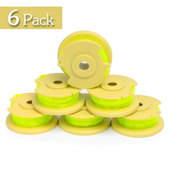 CURYMAY 2026 New String Trimmer Replacement Spool Line 0.08" for Weed Eater String 6 Pcs for Lawn Trimming,Garden Edging,Grass Cutting,Weed Clearing,Yard Maintenance