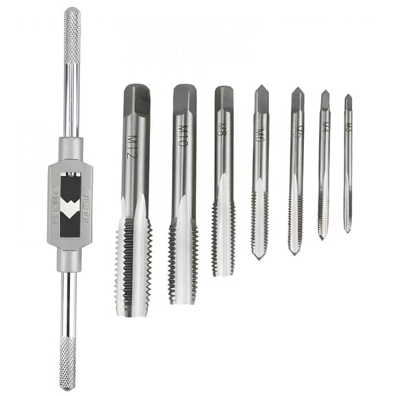 CURYMAY 2026 New Tap Tool Set Thread Metric Machine Hand Screw Thread Plug Taps Set, for Machining, Threading Projects, Metalworking, Diy Repairs, Tool Maintenance