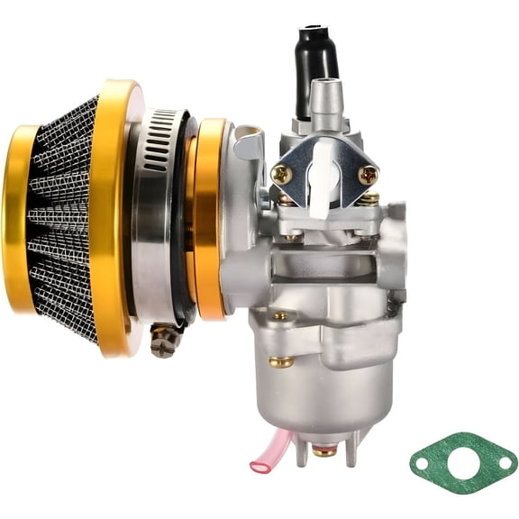 CURYMAY 2026 New Tuning Carburetor with Air Filter Replacement for 2 Stroke 47Cc 49Cc Carb Go Kart Scooter Moped Replacement for Mini Quad Atv Dirt Pocket Bike