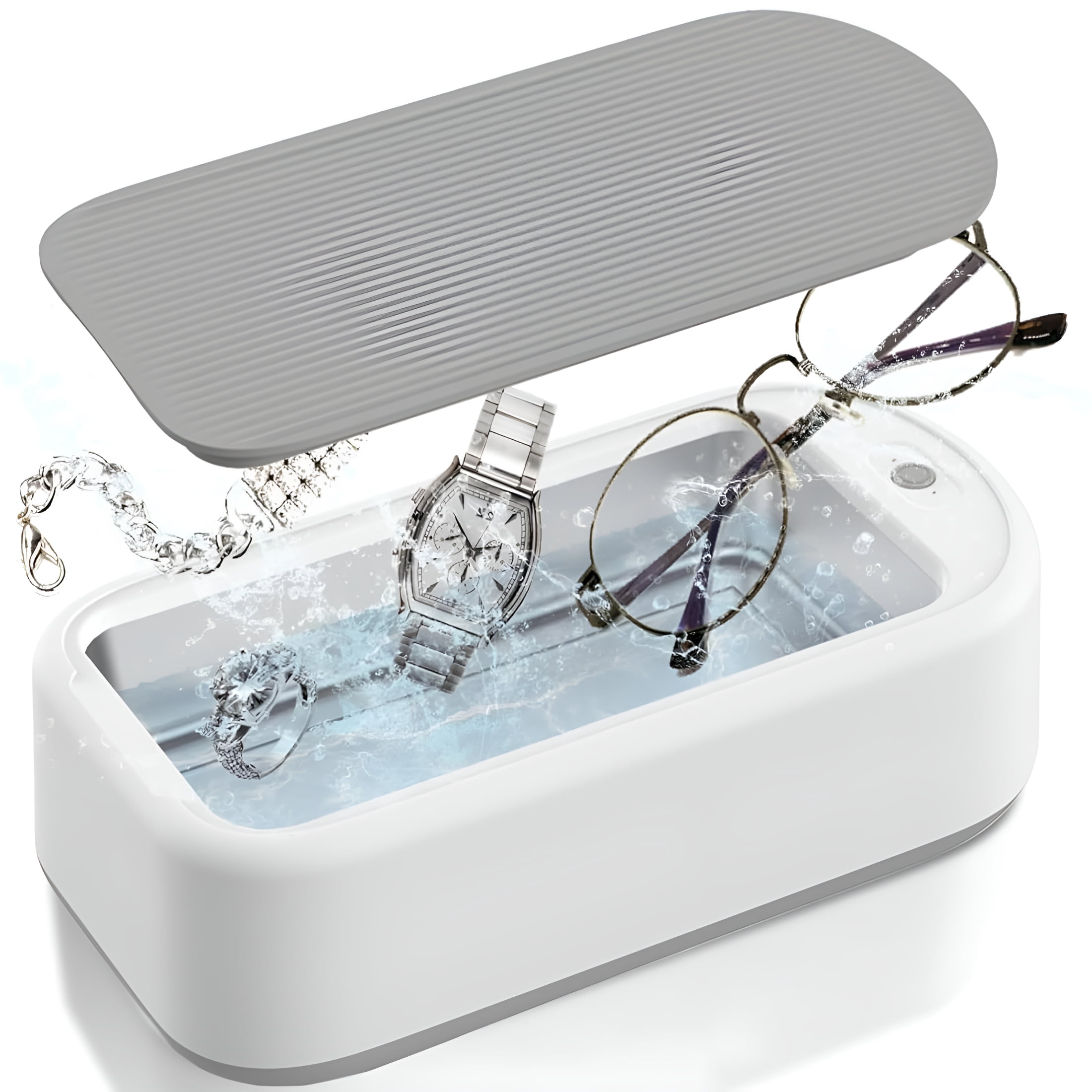 CURYMAY 2026 New Ultrasonic Cleaner Machine,40W 22Oz (640Ml) Portable Professional Sonic Jewelry Cleaner for Eye Glasses,Ring,Earring,Necklaces,Watch Strap,Makeup Brush