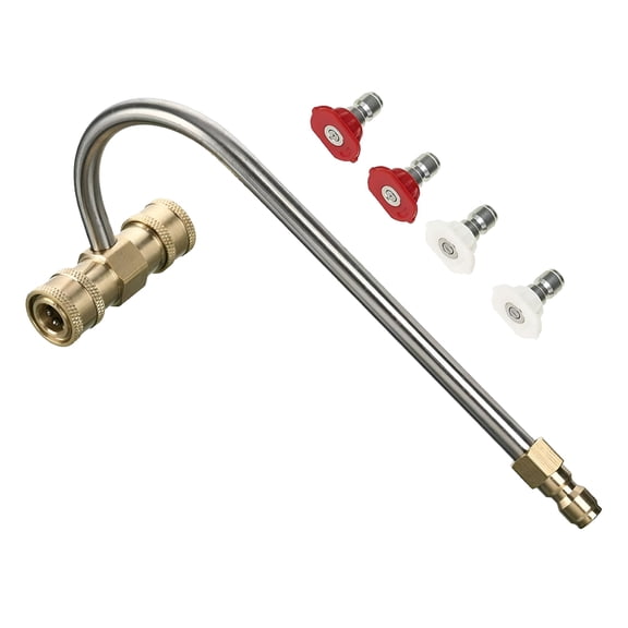 CURYMAY 2026 New Washer Extension Gutter Cleaner Attachment Accessory,High Pressure Washer Gutter for Home, Garden, Roof