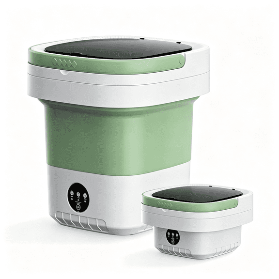 CURYMAY 20L Foldable Portable Washing Machine,45Db Ultra Quiet 3 Modes Mini Washer with Spin Basket,No Installation Compact Washer for Travel Rv Dorm Apartment Camping,Baby Clothes Underwear Socks