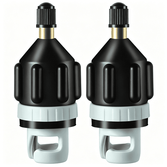 CURYMAY 2Pcs Inflatable Boat Sup Pump Adapter, Premium Conventional Air Adapter, Sturdy Sup Air Adapter,Quickly Inflation and Strong Sealing Pump Adapter, for Inflatable Boat, Paddleboard and Kayak
