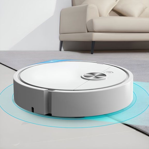 CURYMAY 3 in 1 Robot Vacuum and Mop Combo,Intelligent Robot Vacuum Cleaner,Powerful Robotic Vacuum Cleaner,Home Automatic Robot for Hardwood Floor,Low Carpet,Pet Hair