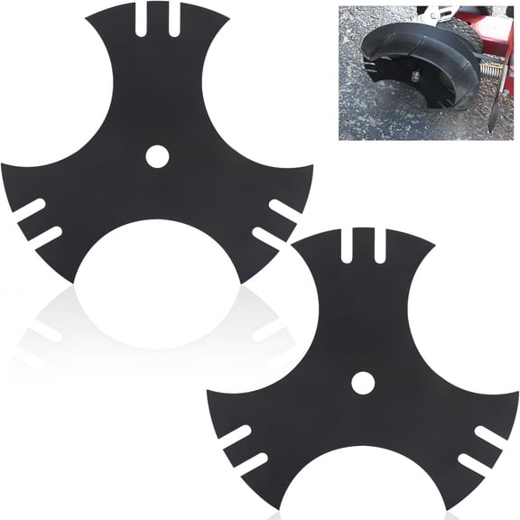 CURYMAY 3-Side Edger Star Blade 5/8"Center Hole,Compatible with Various Edgers,2 Pack