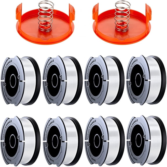 CURYMAY 30Ft 0.065" Af-100 Autofeed String Trimmer Replacement Spool Weed Wacker String, 10 Piece Pack