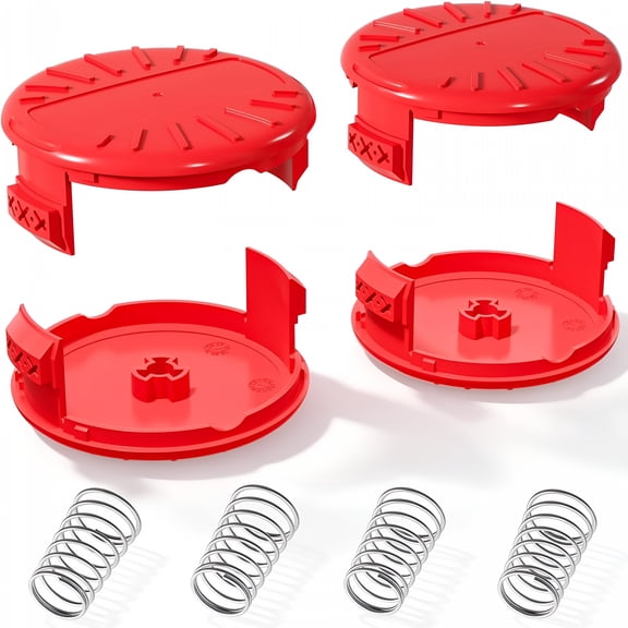 CURYMAY 4 Pack CMZST0803 CMZST080 Weed Eater String Trimmer Spool Cap Fit for Craftsman, Weed Eater Head Replacement Part Compatible with Craftsman CMCST910 Series, CMCST910M,CMCST910M1 Weed Wacker